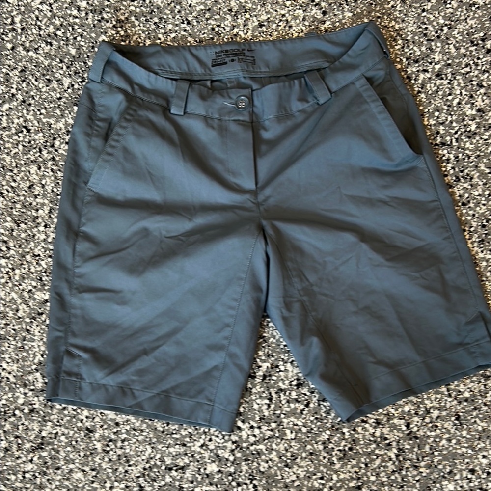 Nike Men's Slate Gray Flat Front Shorts
